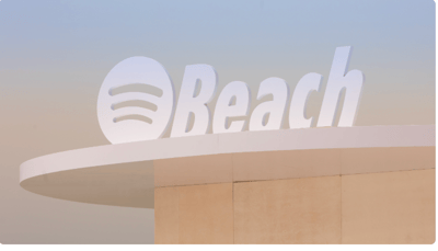 Spotify beach logo image